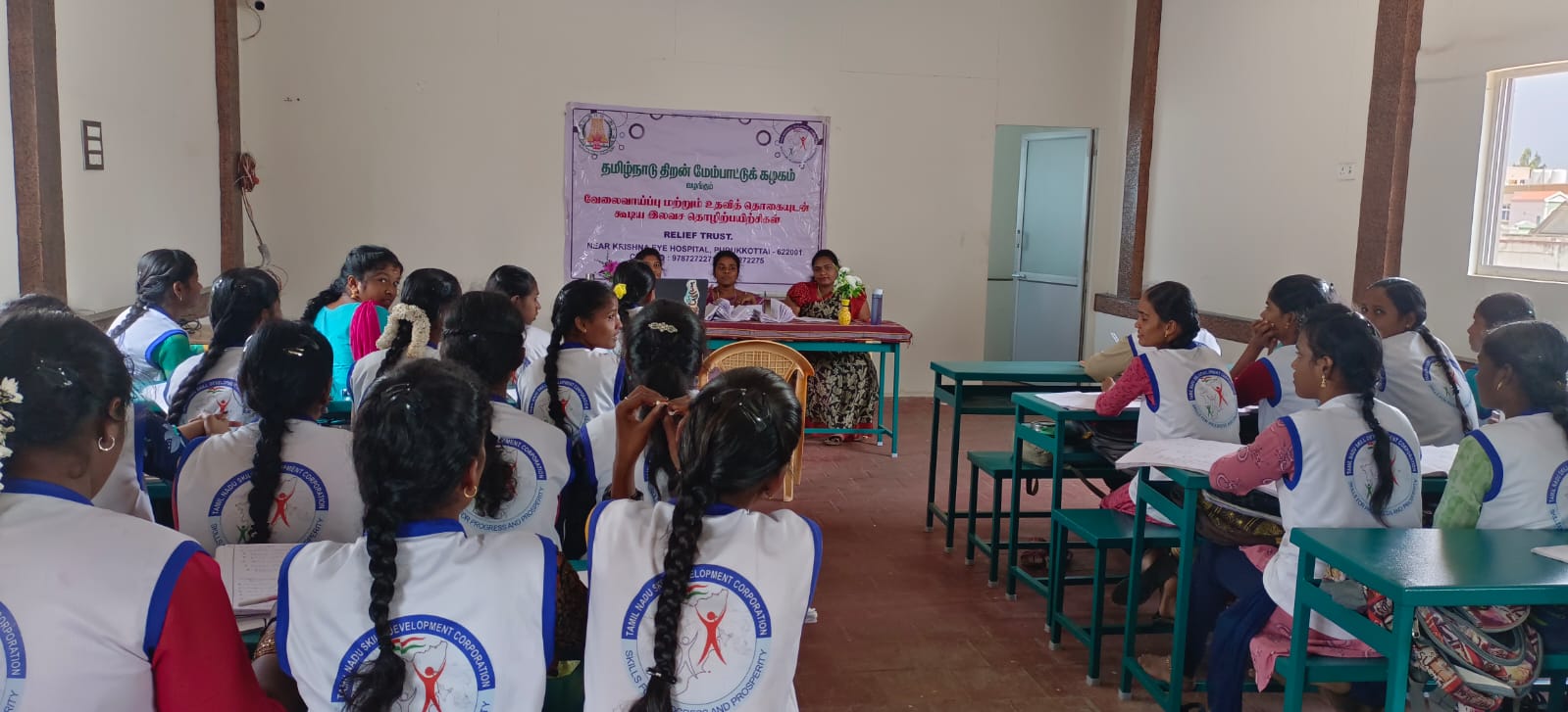 Relief Trust skill training classroom session