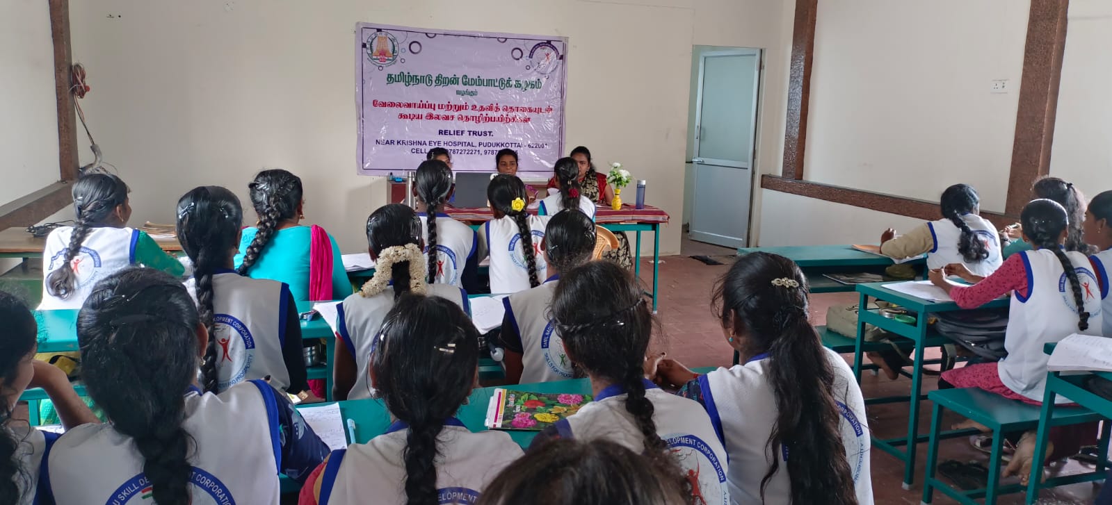 Relief Trust students attending training program