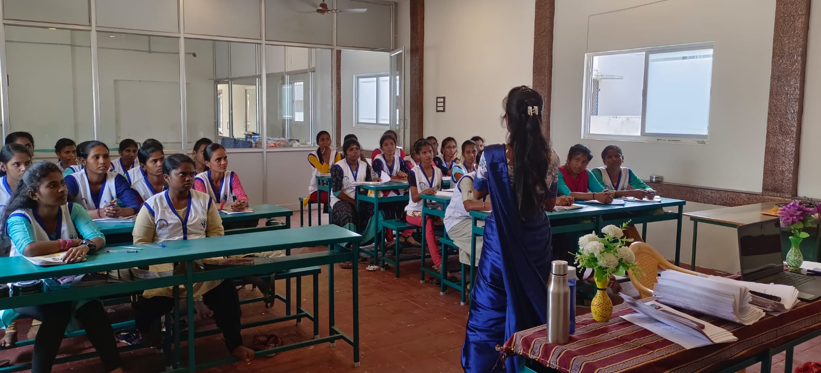 Relief Trust student interview and guidance session